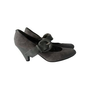Jaclyn Smith Retro Buckle Heels – Women’s Size 7.5 Y2K Mary Jane Pumps